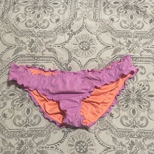 Victoria's Secret Purple Scrunch Bikini Bottoms